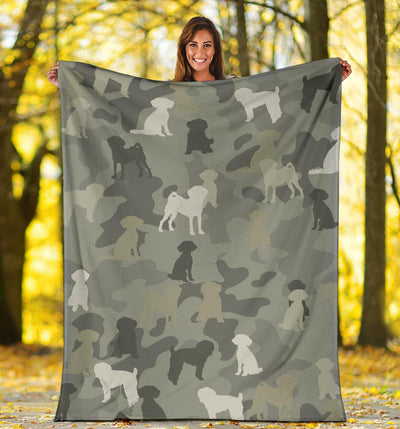 Schnoodle Camo Blanket