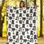 Schnoodle Paw Blanket
