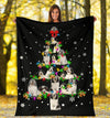 Polish Lowland Sheepdog Christmas Tree Blanket