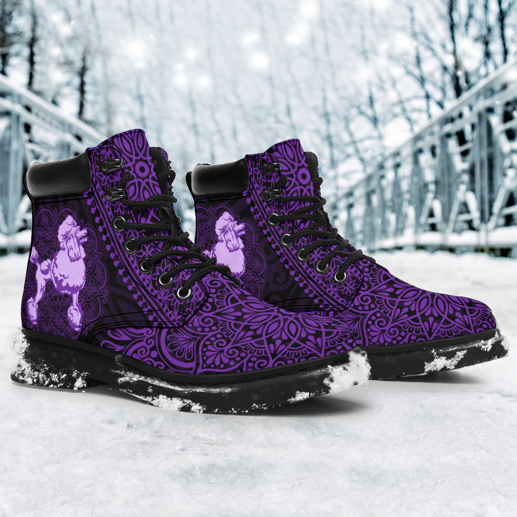 Poodle Mandala All-Season Boots