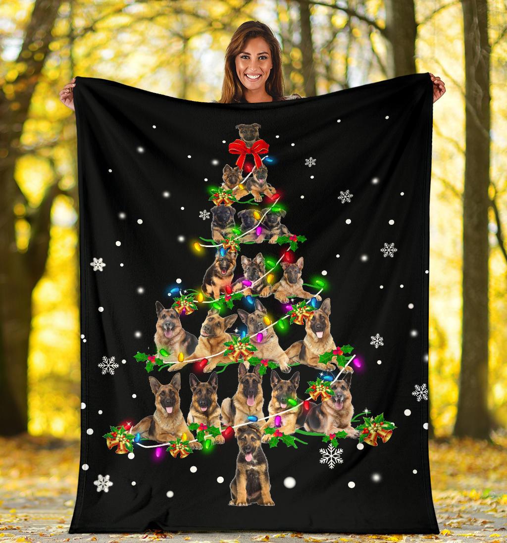 German Shepherd Christmas Tree