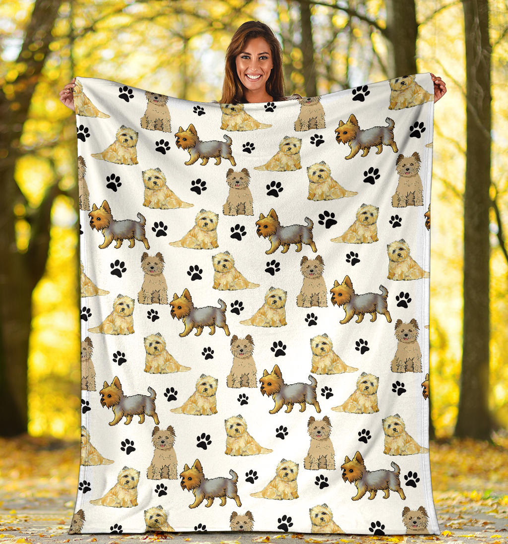 Cairn Terrier Paw Blanket