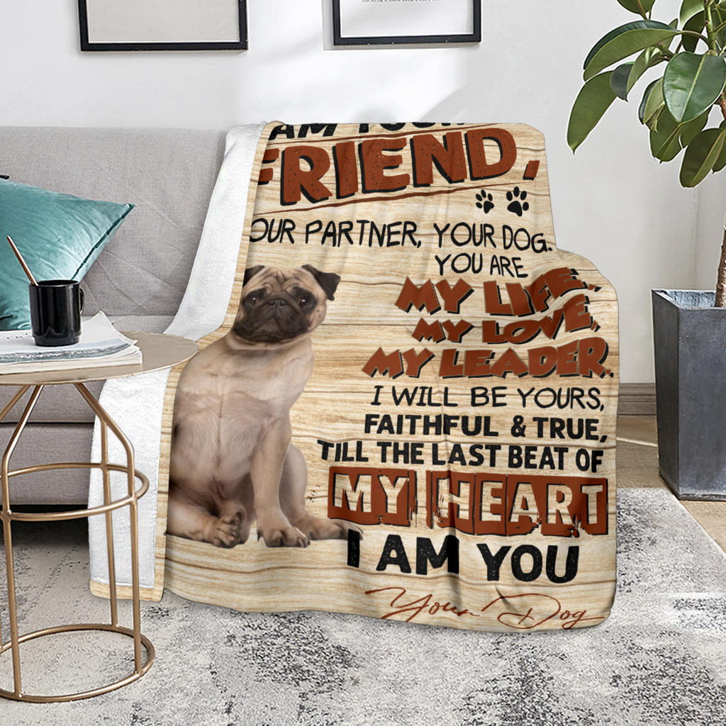 Pug 2-My Love Blanket