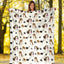 Beagle Paw Blanket