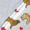 Leonberger Heart Blanket
