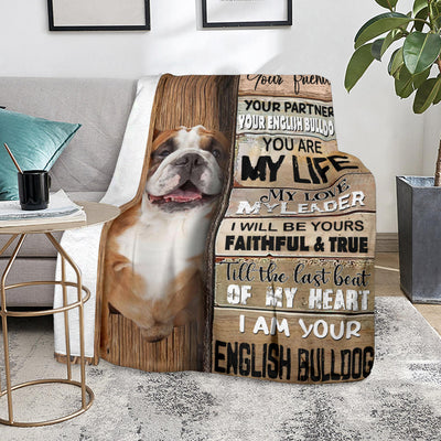 English Bulldog-Your Partner Blanket