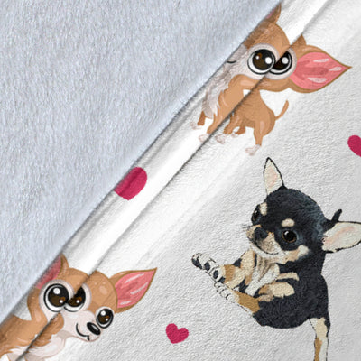 Chihuahua Heart Blanket