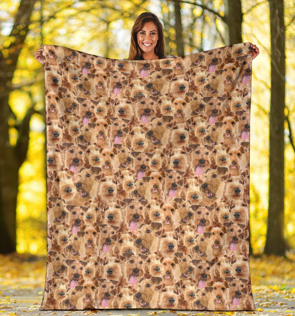 Irish Terrier Full Face Blanket