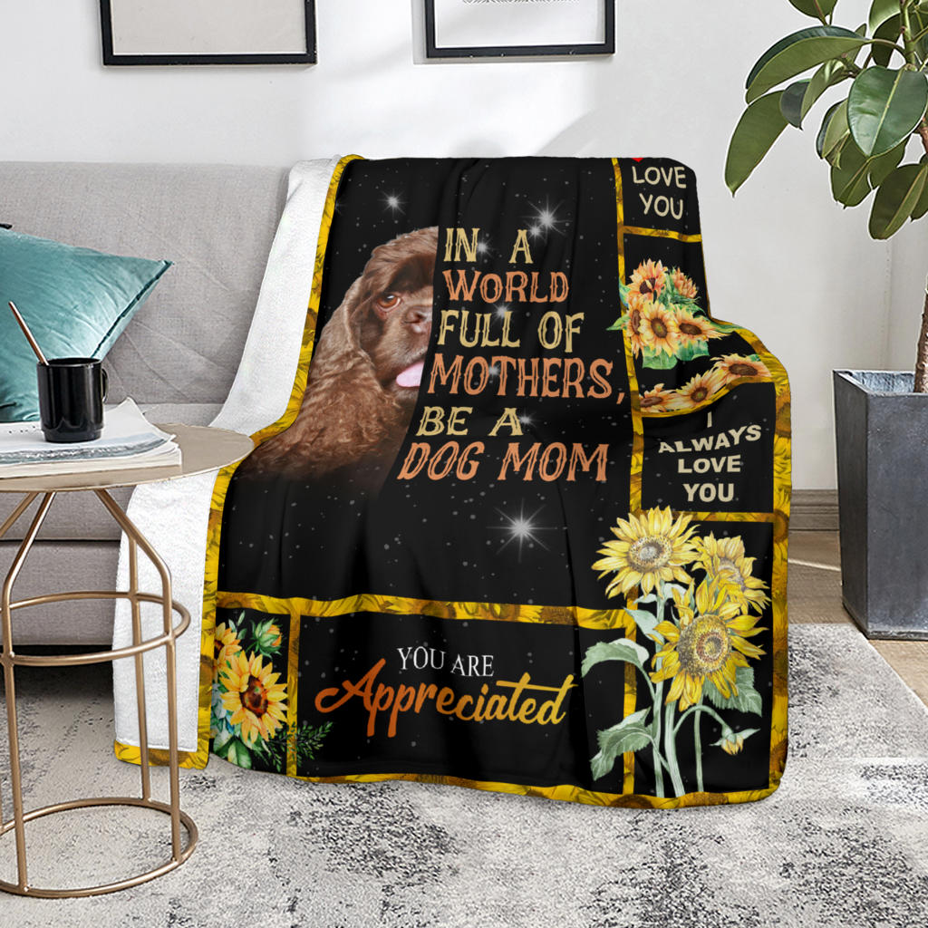 American Cocker Spaniel-A Dog Mom Blanket