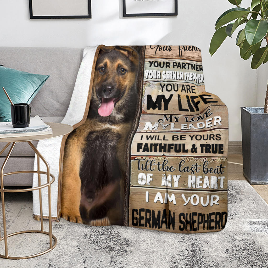 German Shepherd-Your Partner Blanket