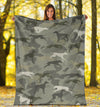 Greyhound Camo Blanket