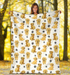 Golden Retriever Paw Blanket