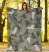 English Springer Spaniel Camo Blanket