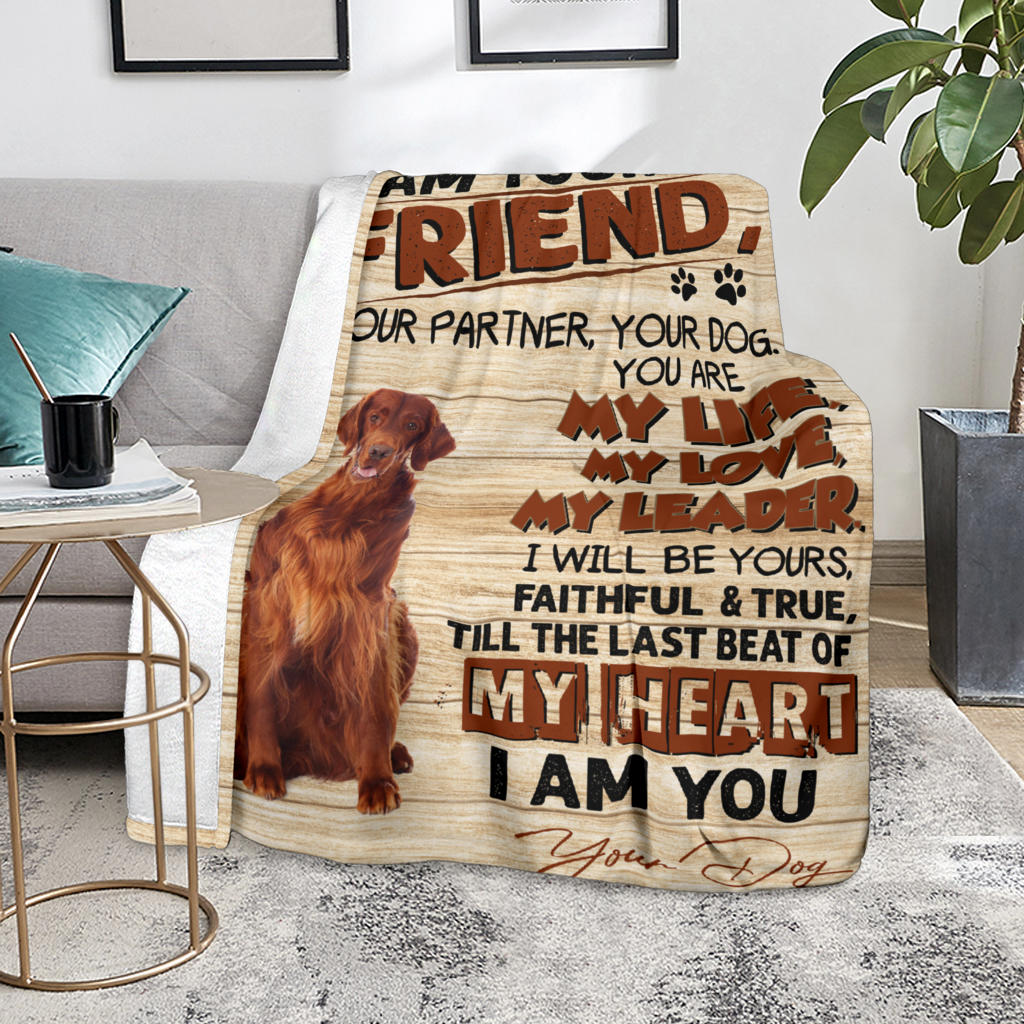 Irish Setter-My Love Blanket