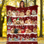 Pomeranian Snow Christmas Blanket