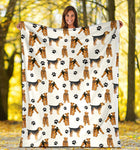Lakeland Terrier Paw Blanket