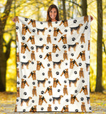 Lakeland Terrier Paw Blanket