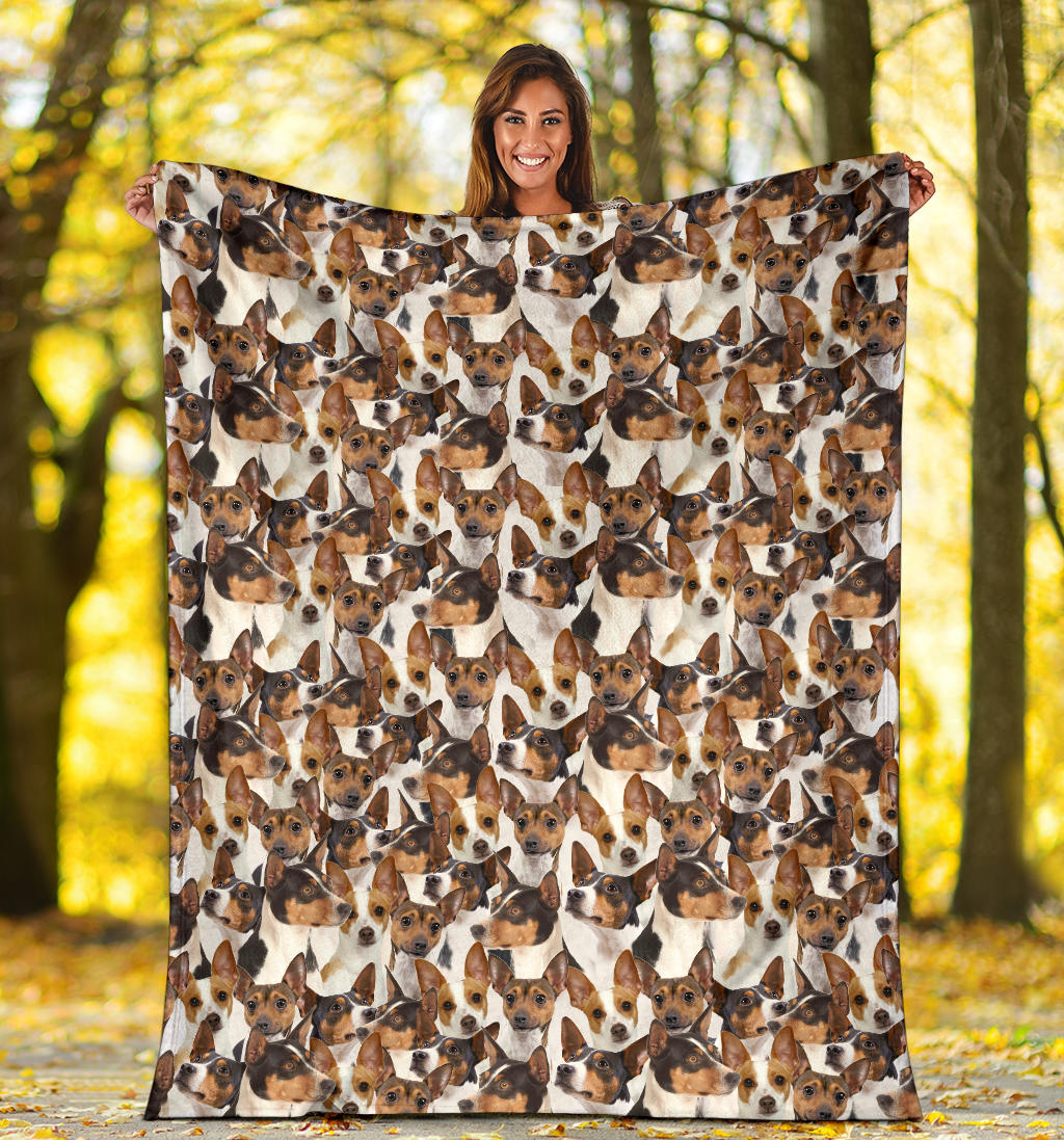 Rat Terrier Full Face Blanket