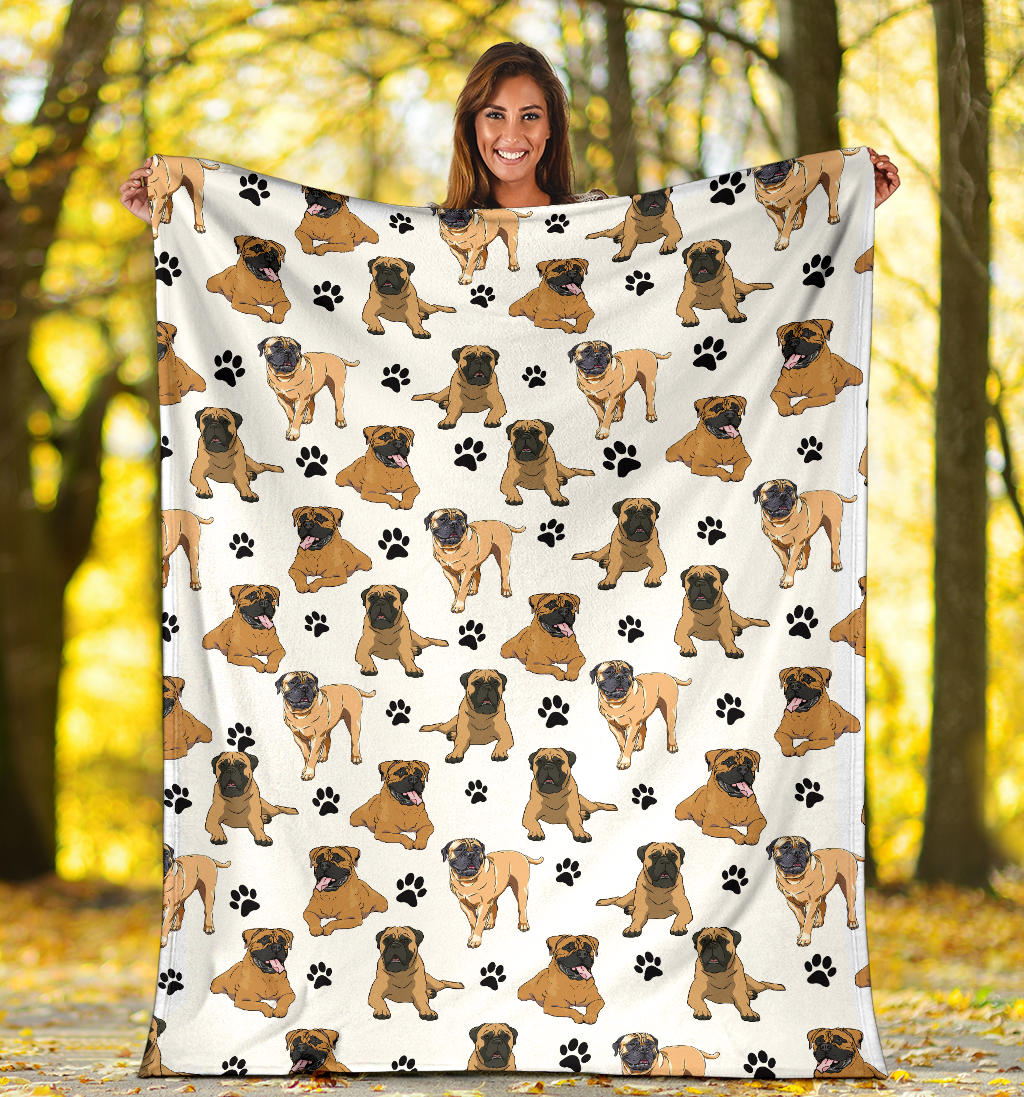 Bullmastiff Paw Blanket