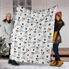 Parson Russell Terrier Paw Blanket