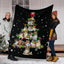 Shetland Sheepdog Christmas Tree Blanket