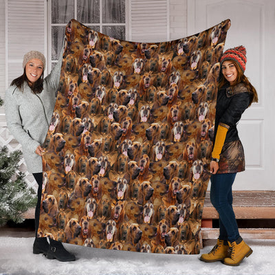Bloodhound Full Face Blanket