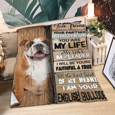 English Bulldog-Your Partner Blanket