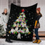 Parson Russell Terrier Christmas Tree Blanket