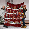 Dachshund Snow Christmas Blanket