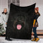 Portuguese Water Dog Face Hair Blanket