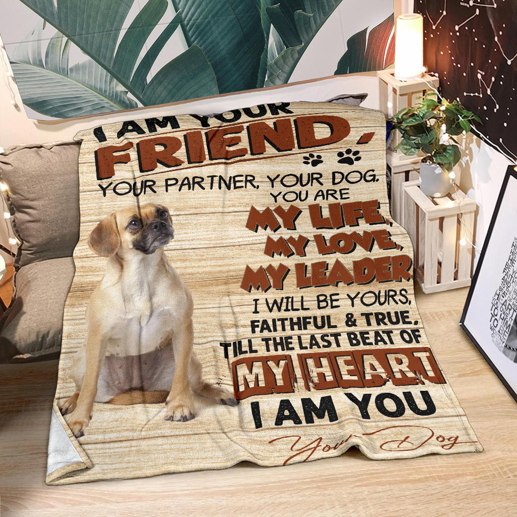 Puggle-My Love Blanket