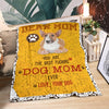 Bull Terrier-Dog Mom Ever Blanket
