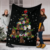Newfoundland Christmas Tree Blanket