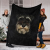 Schnauzer Face Hair Blanket