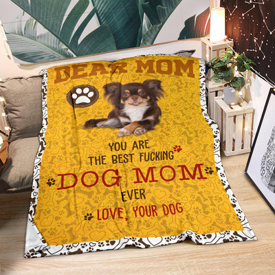 Chihuahua-Dog Mom Ever Blanket