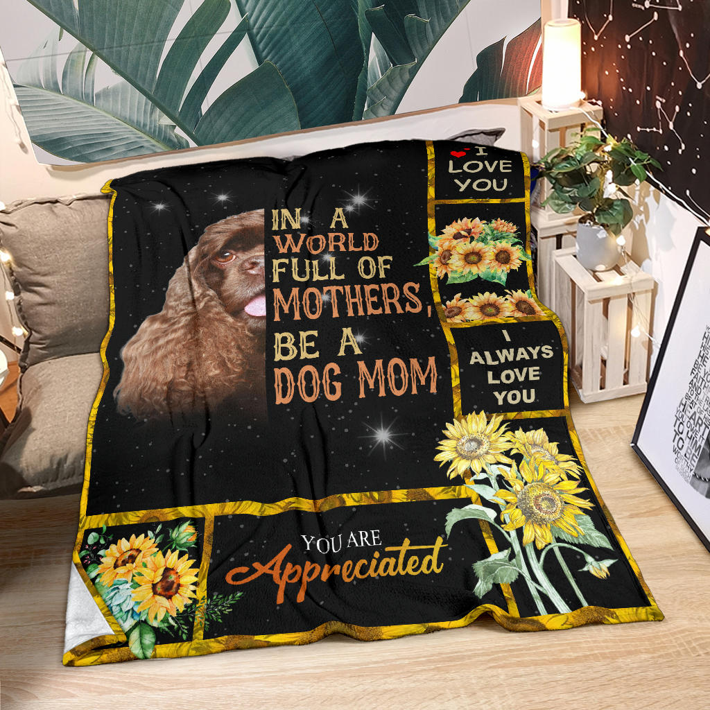 American Cocker Spaniel-A Dog Mom Blanket
