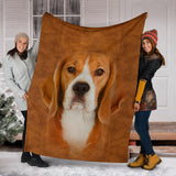 Beagle Face Hair Blanket