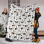 English Springer Spaniel Paw Blanket