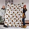 Bloodhound Paw Blanket