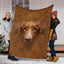 Nova Scotia Duck Tolling Retriever Face Hair Blanket