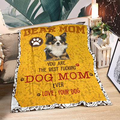 Chihuahua 2-Dog Mom Ever Blanket