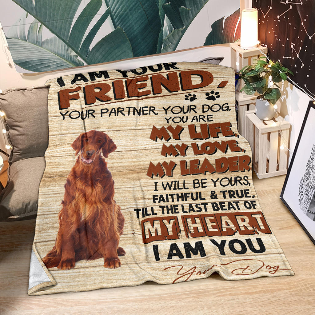 Irish Setter-My Love Blanket