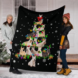 Scottish Terrier Christmas Tree Blanket