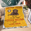 Labradoodle 2-Dog Mom Ever Blanket