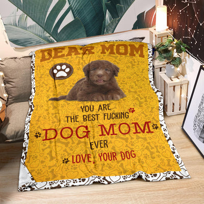 Labradoodle 2-Dog Mom Ever Blanket