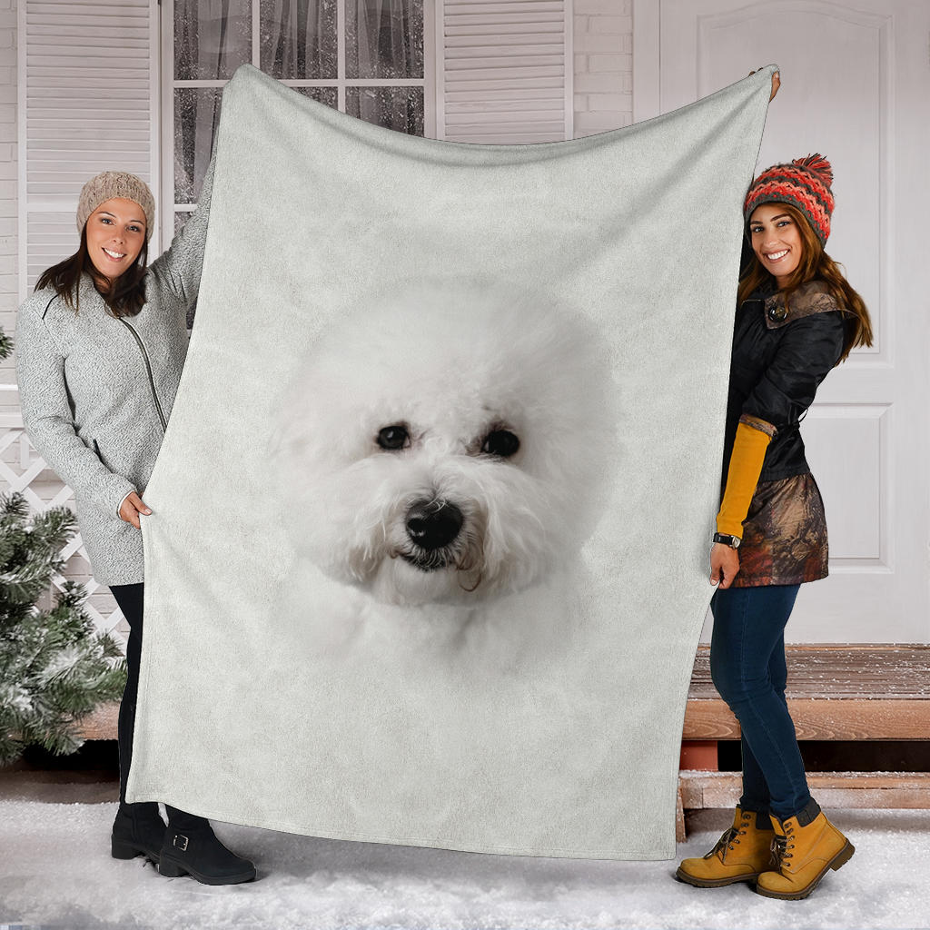 Bichon Face Hair Blanket