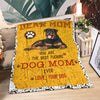 Rottweiler-Dog Mom Ever Blanket