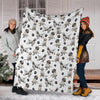 English Setter Paw Blanket