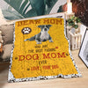 Staffordshire Bull Terrier-Dog Mom Ever Blanket