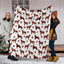 Irish Setter Paw Blanket